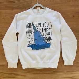 Gildan Graphic Buddy Christmas Sweatshirt.  Size Women's S.